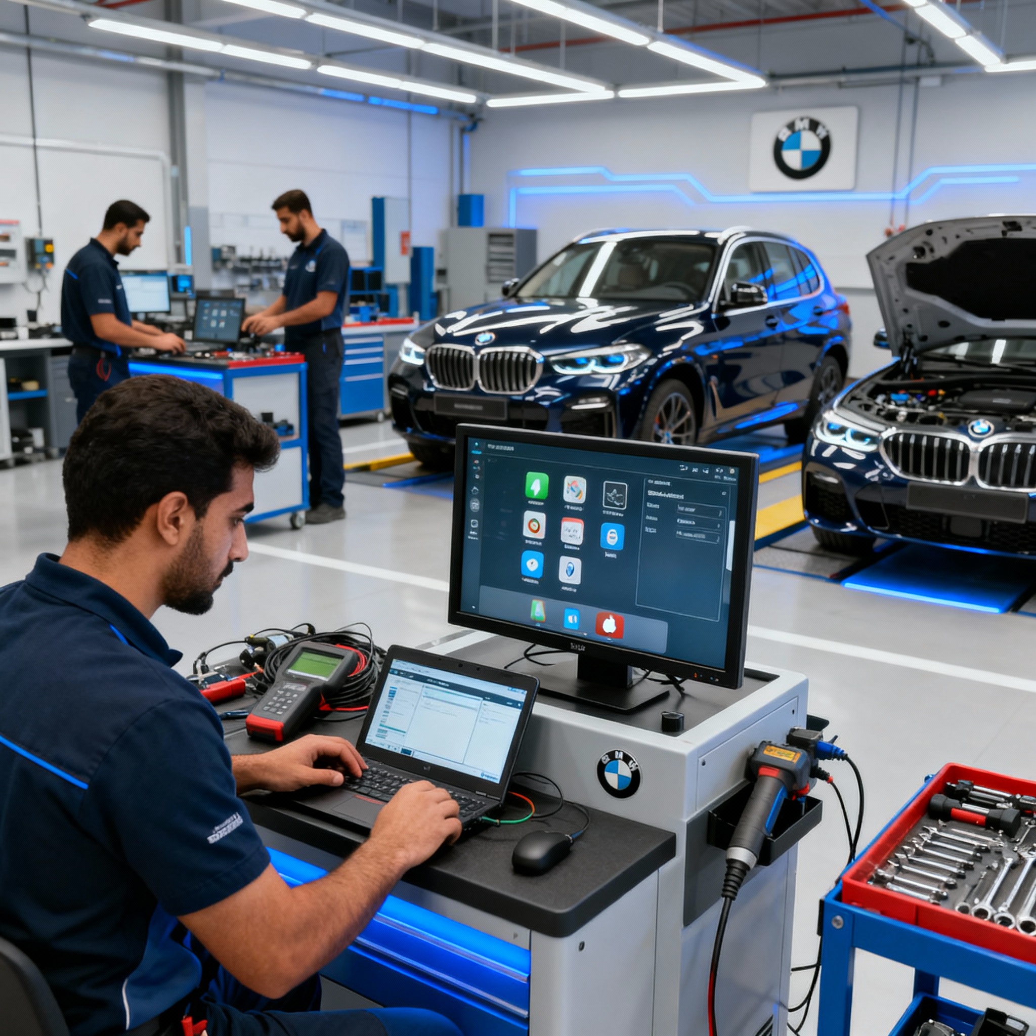 أفضل ورش برمجة BMW في جدة