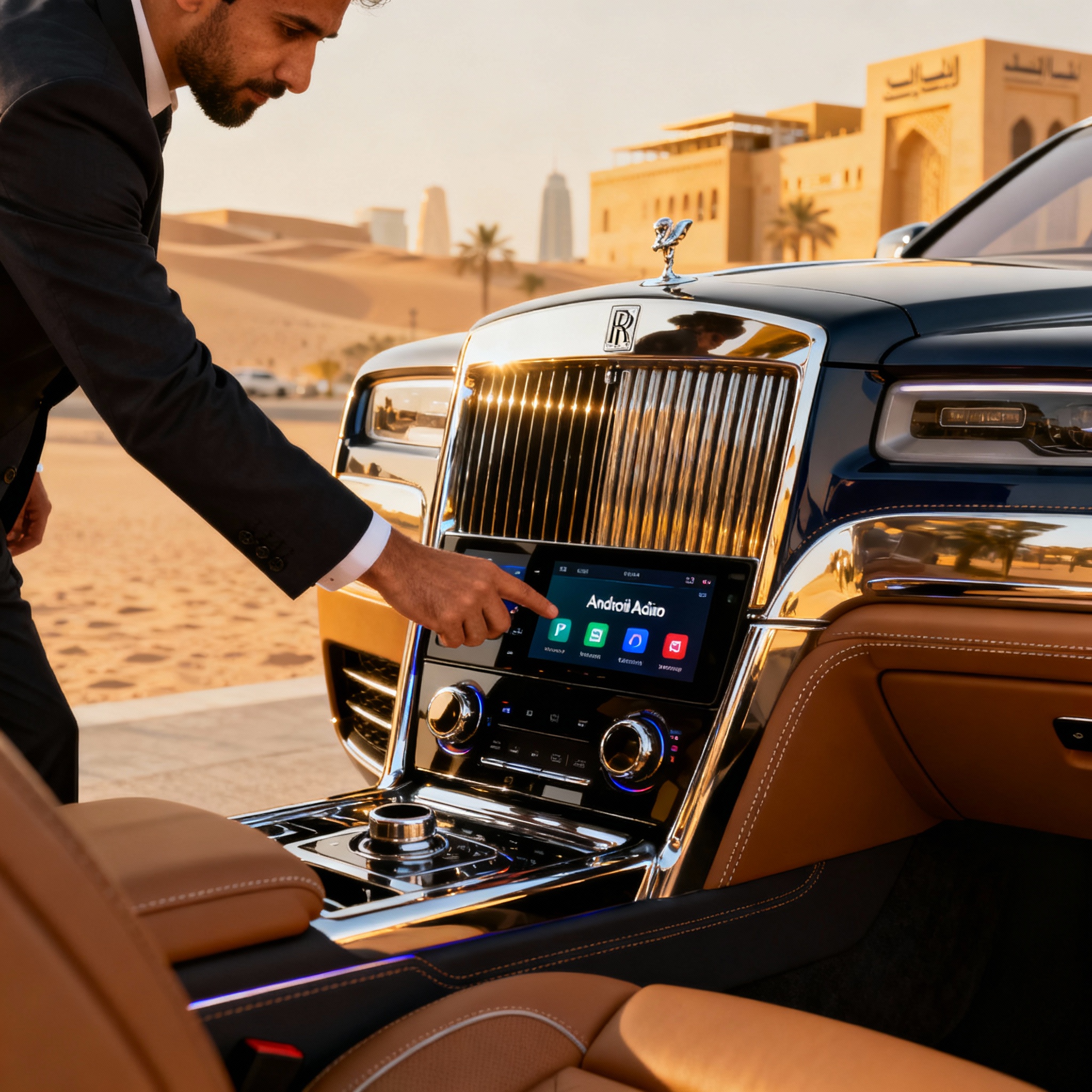 رمجة Rolls-Royce في الرياض مع دعم Android Auto