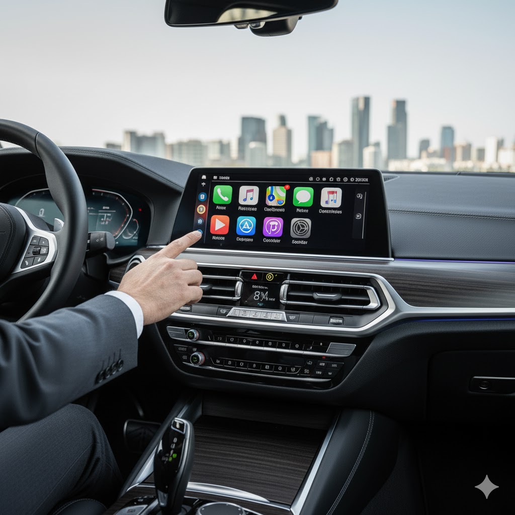 تفعيل أبل كار بلاي في بي إم دبليو