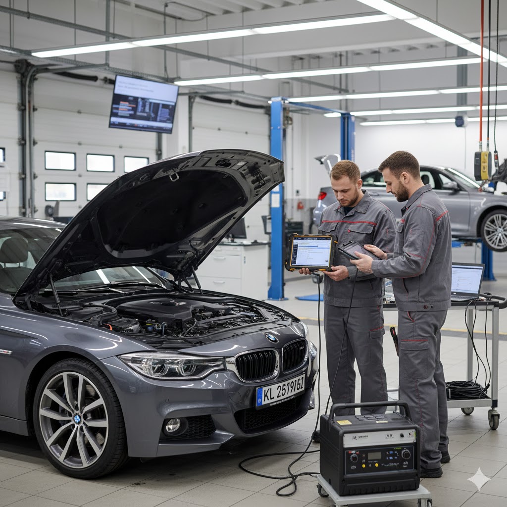 طريقة برمجة كمبيوتر بي إم دبليو