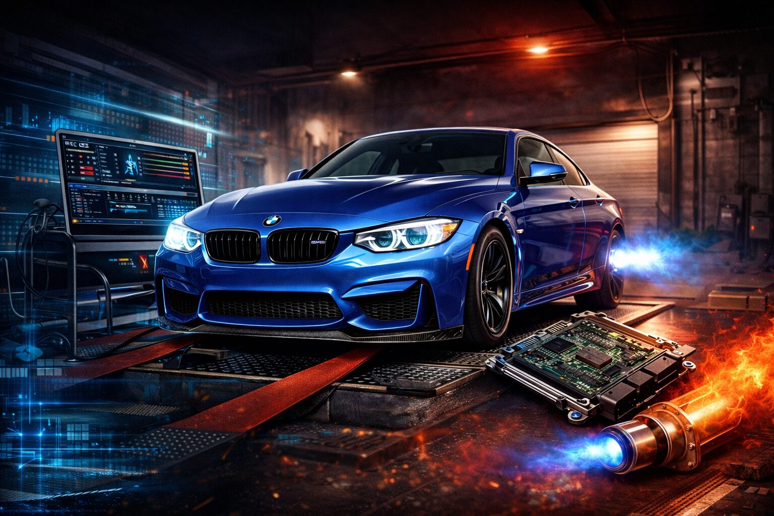 خدمات برمجة ECU لزيادة أداء BMW