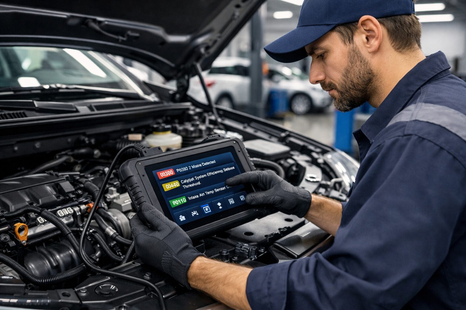 خدمة إصلاح كمبيوتر السيارة