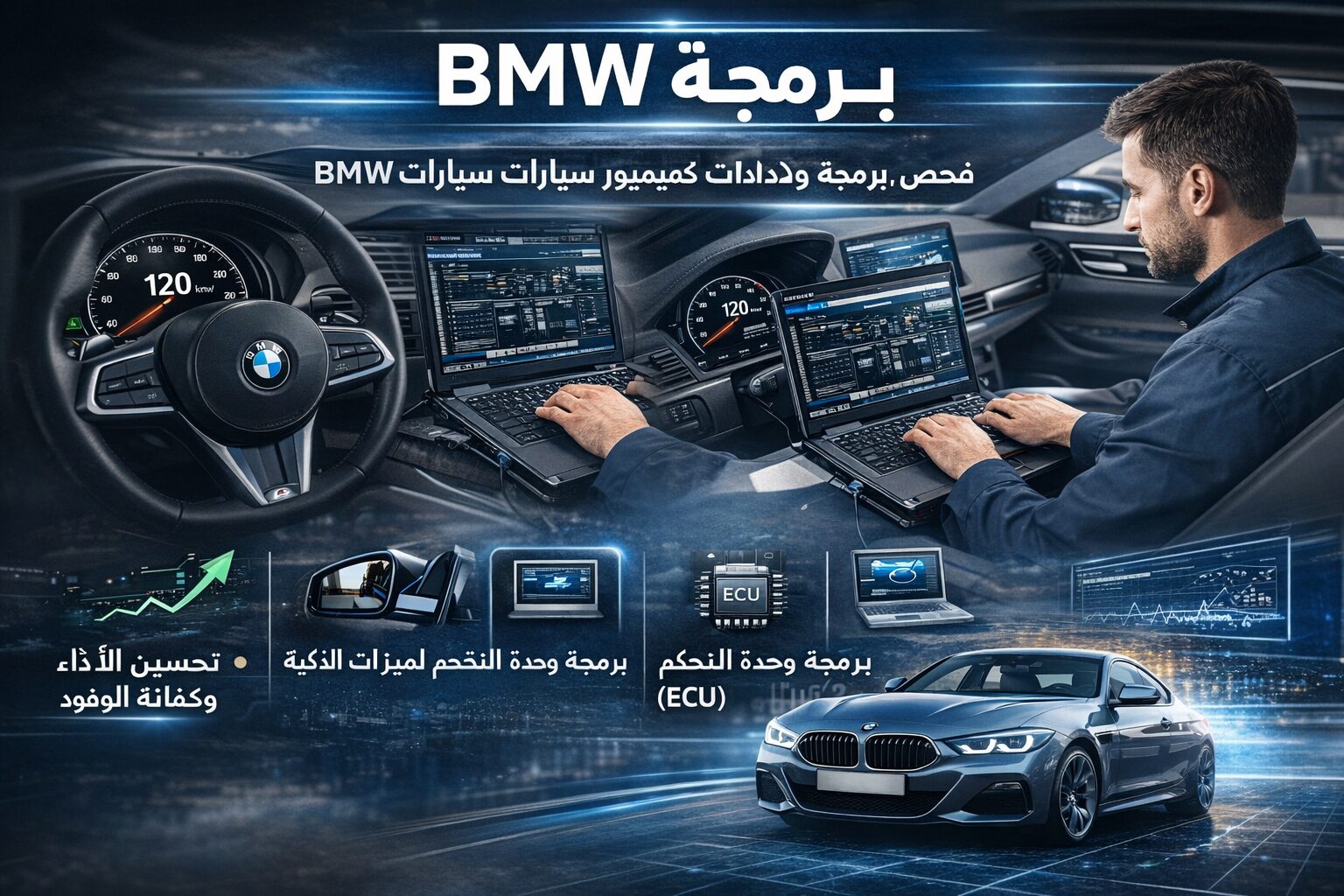 ورشة برمجة BMW في الرياض
